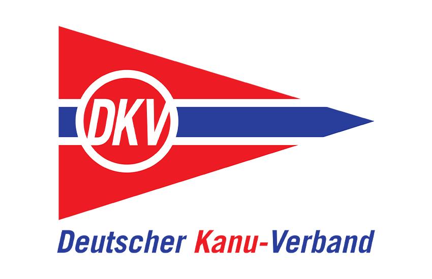 Deutscher Kanu-Verband Logo auf weißem Hintergrund
